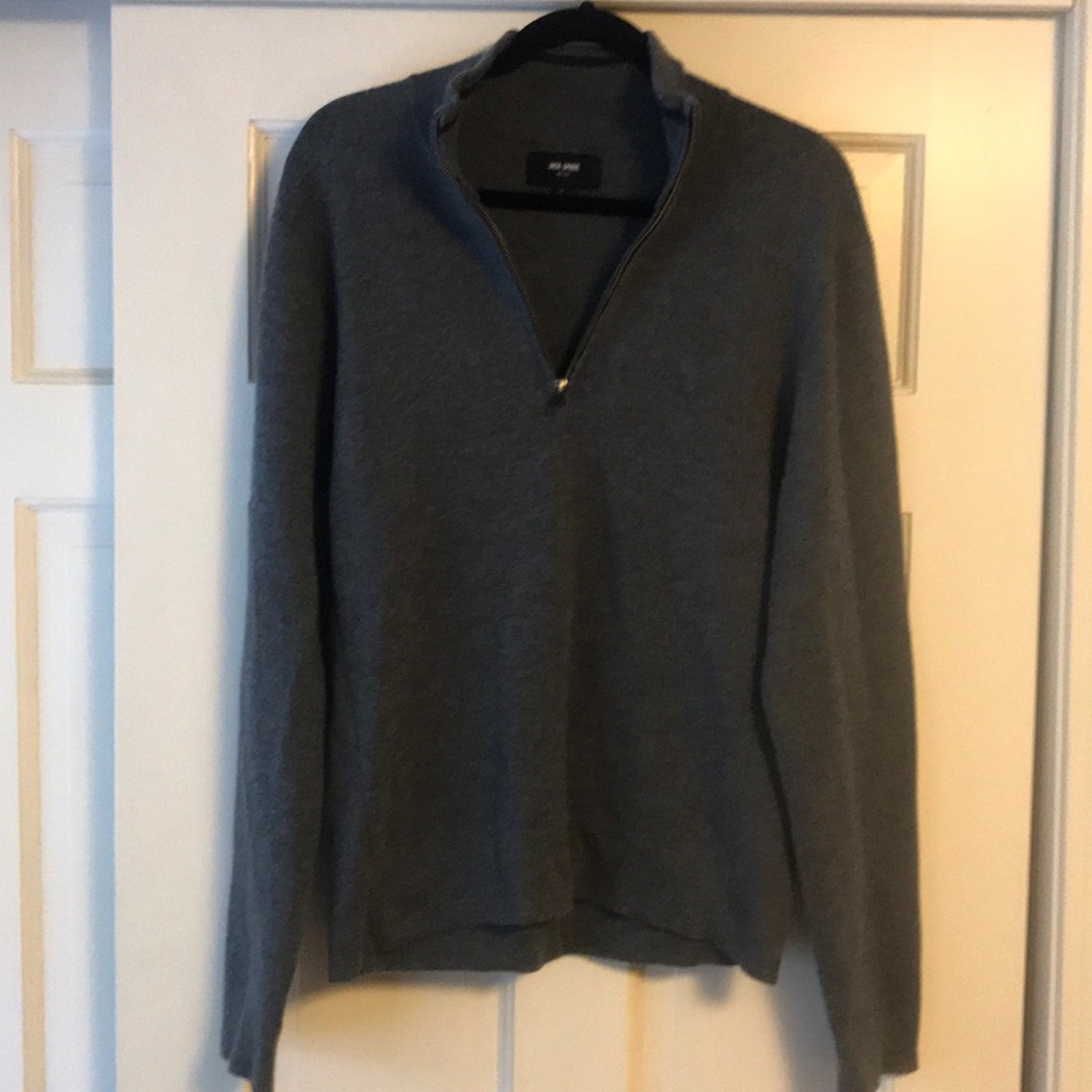 Jack Spade Gray 1/4 Zip Pullover